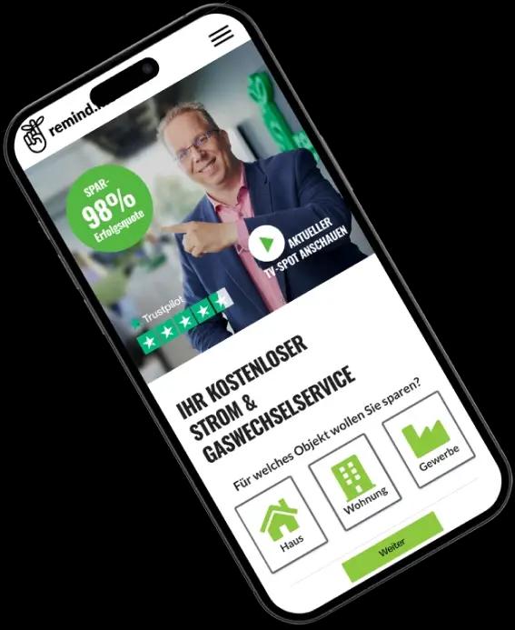 Client: Remind.me / Berlin,Project: Website design